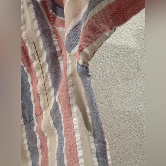 Vintage Diane Von Furstenberg Striped Retro Button
Front Collared Shirt Size 10 - Picture 6 of 15